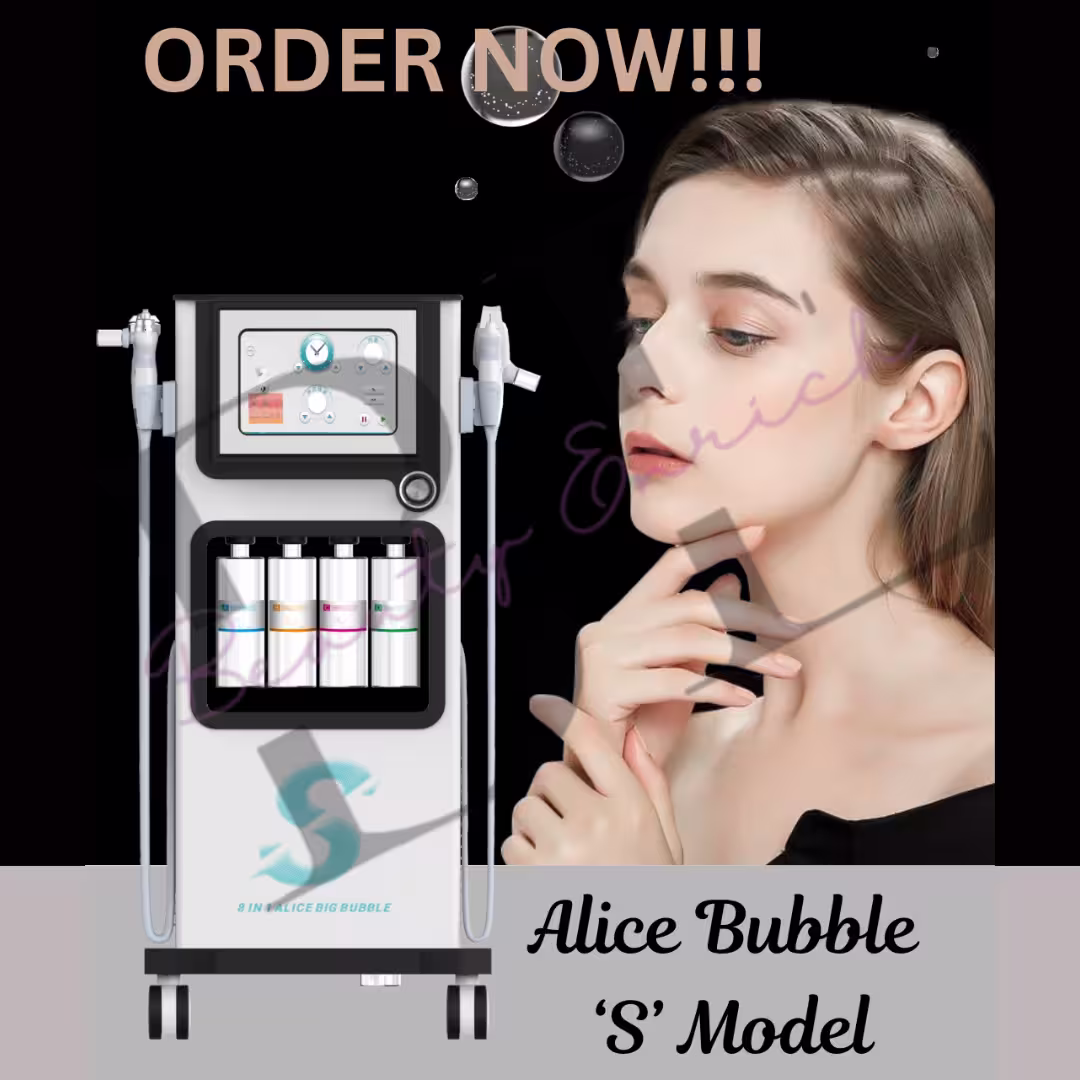 Alice super bubble hydra facial machine 8 in 1 'S' model