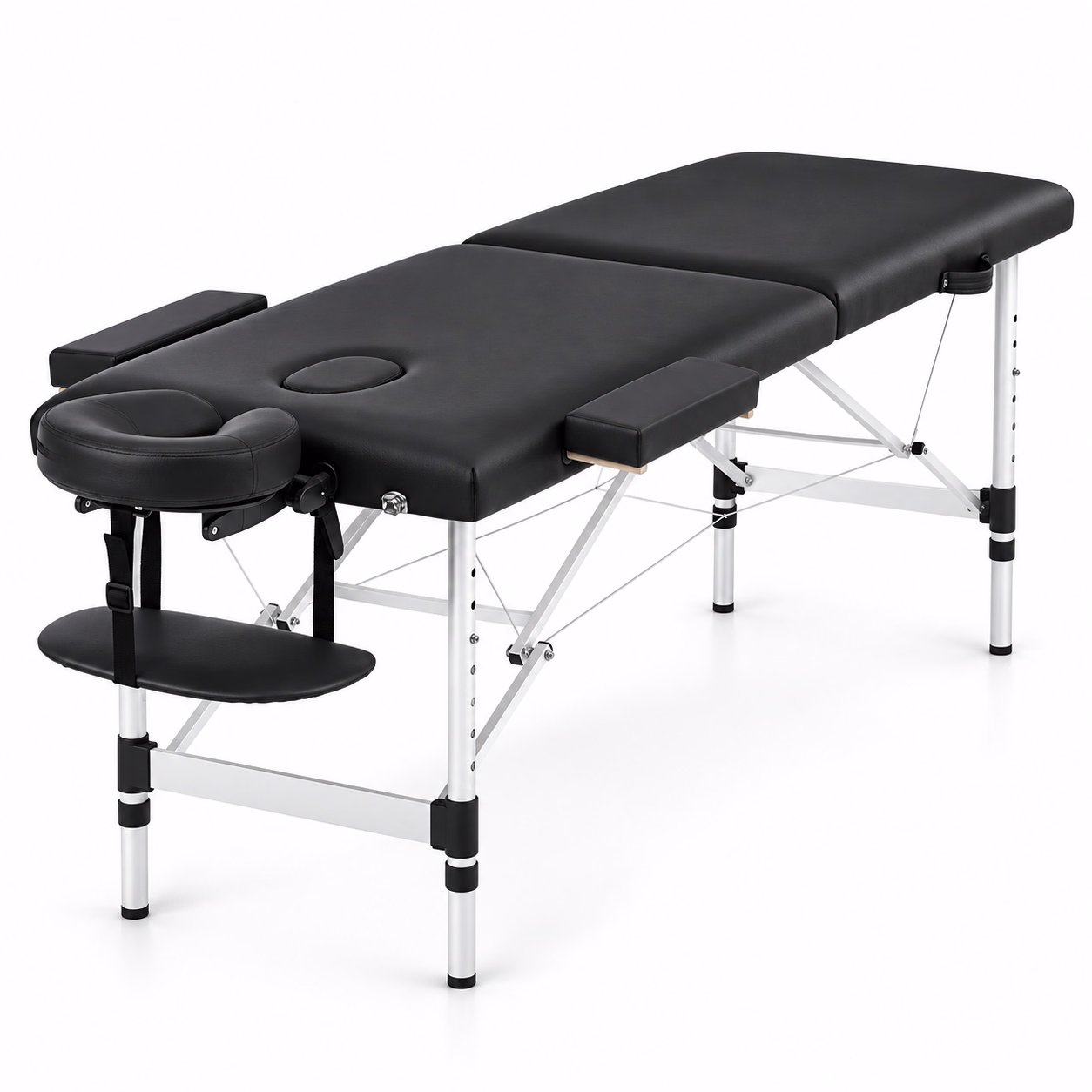 2 Fold Aluminium Massage Bed – Portable, 60 cm Wide